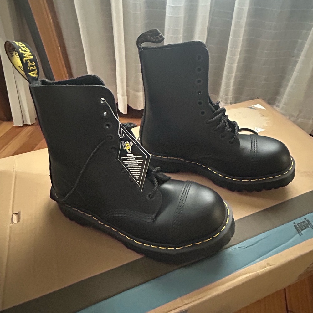 Dr. Martens Black Combat Boots